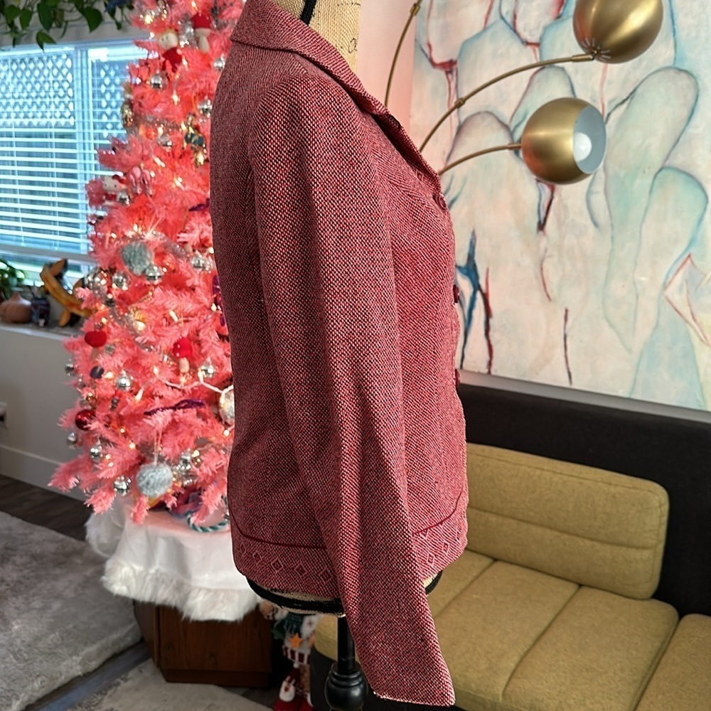 🌈🌈🌈  Vintage Windsmoor wool jacket blazer stunning lined small - Picture 4 of 10